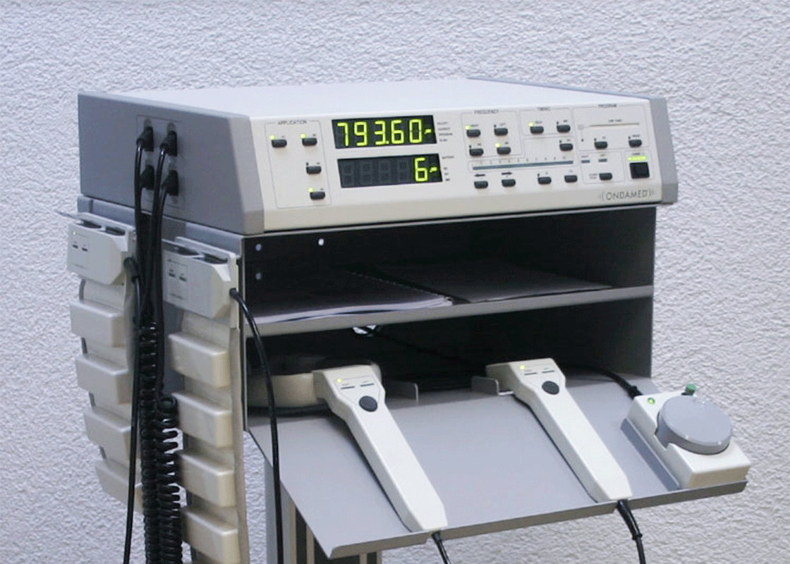 Image shows an Ondamed device.